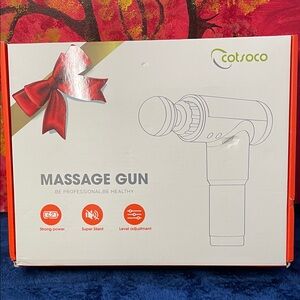 Cotsoco Massage Gun, strong power, super silent and level adjustment. Brand new.